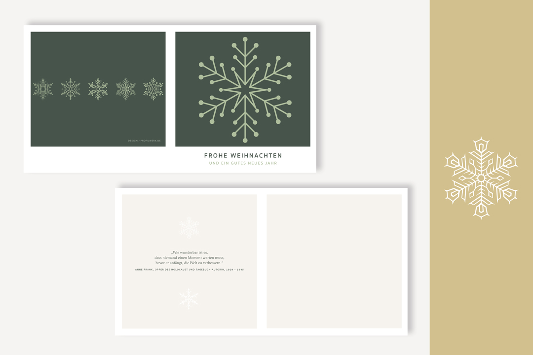 Für einen guten Zweck - Weihnachtskarten-Set – Bild 7