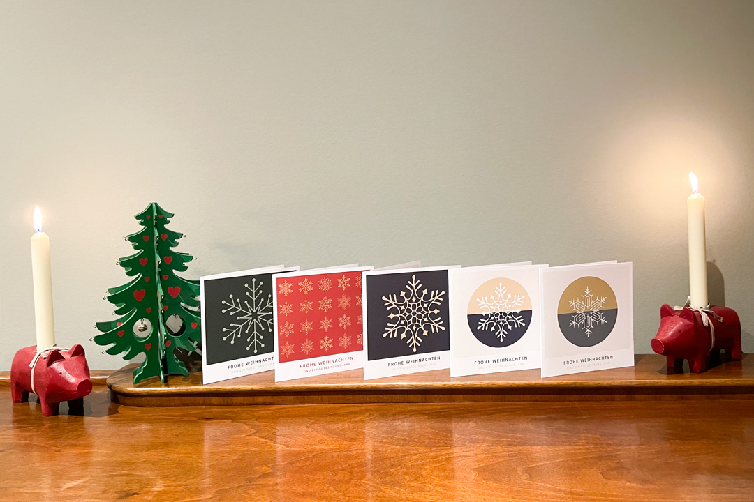 Für einen guten Zweck - Weihnachtskarten-Set